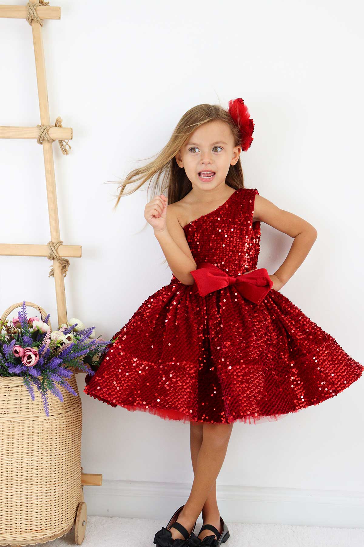 Buy Premium Red Christmas Girl Dress