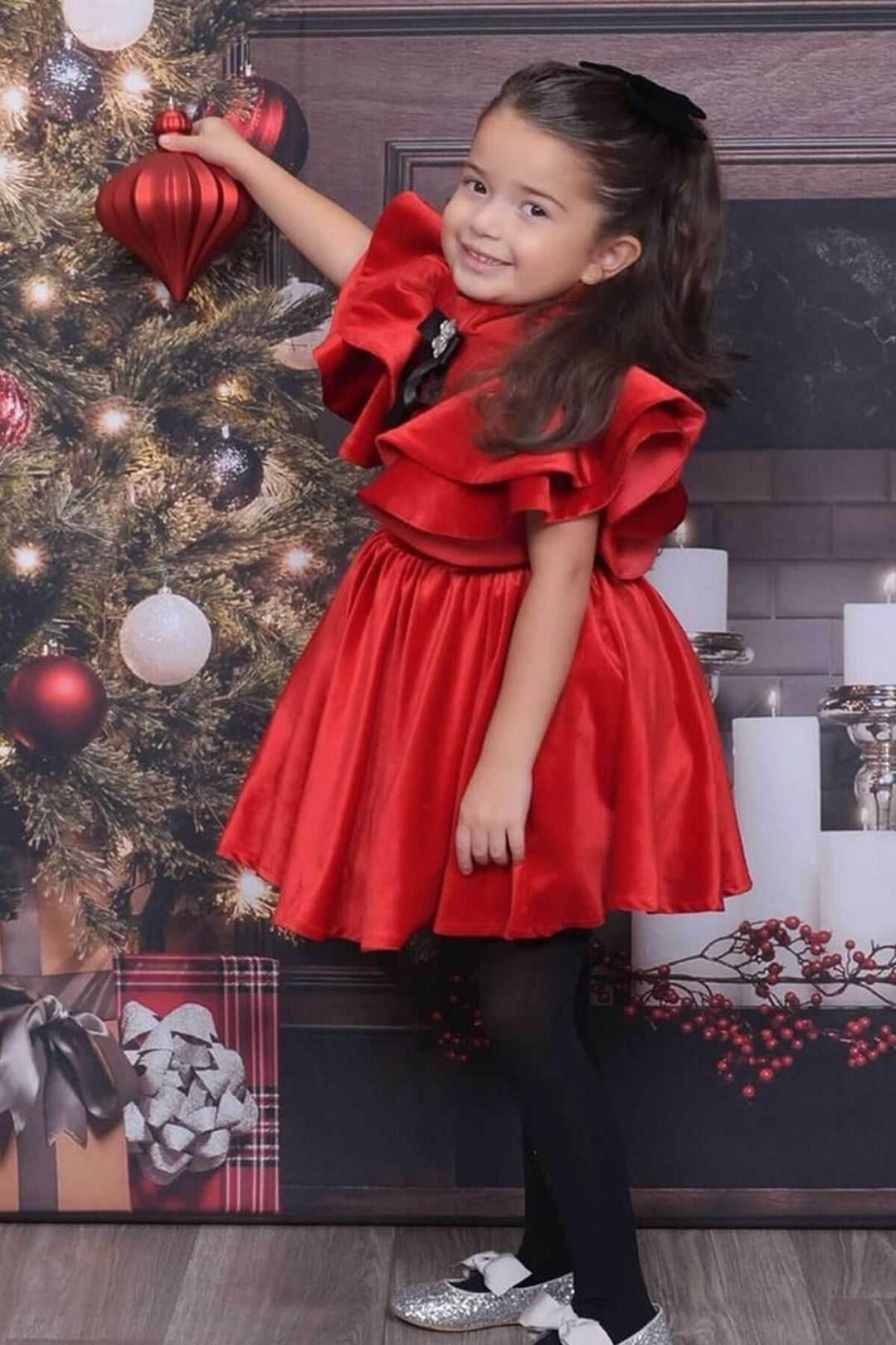 Red christmas dress