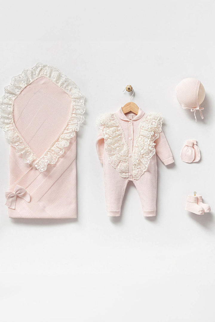 newborn knit romper for baby girl