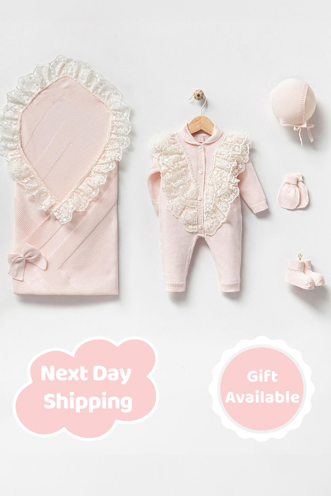 newborn knit romper for baby girl