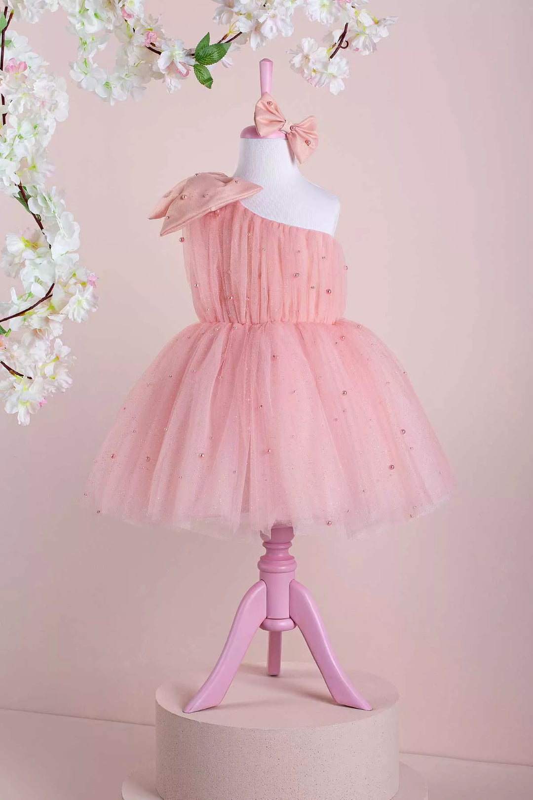 Rose gold party dress