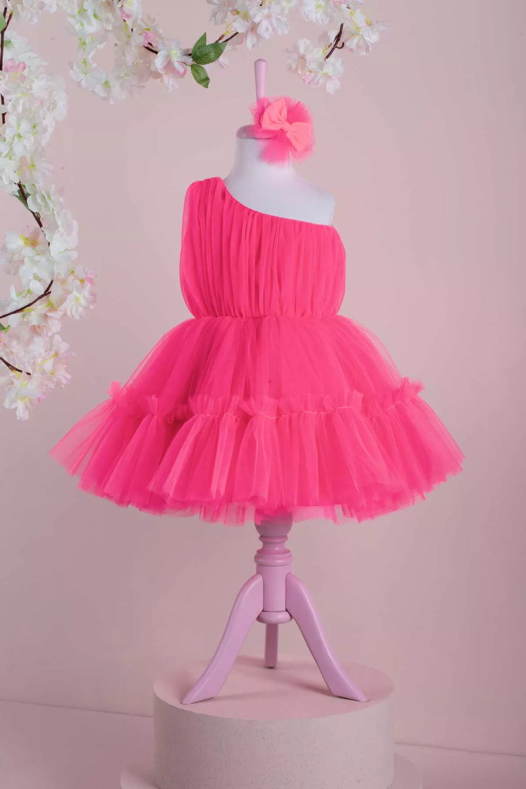 Pink party dress