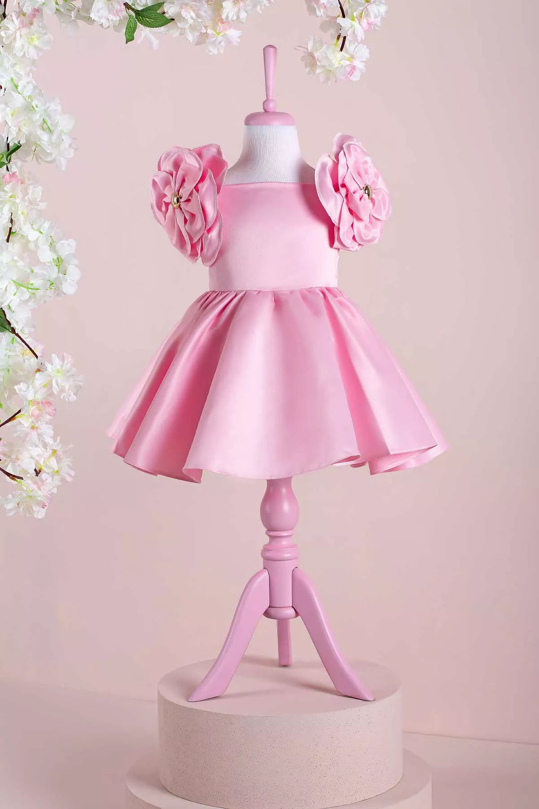 Pink party dress