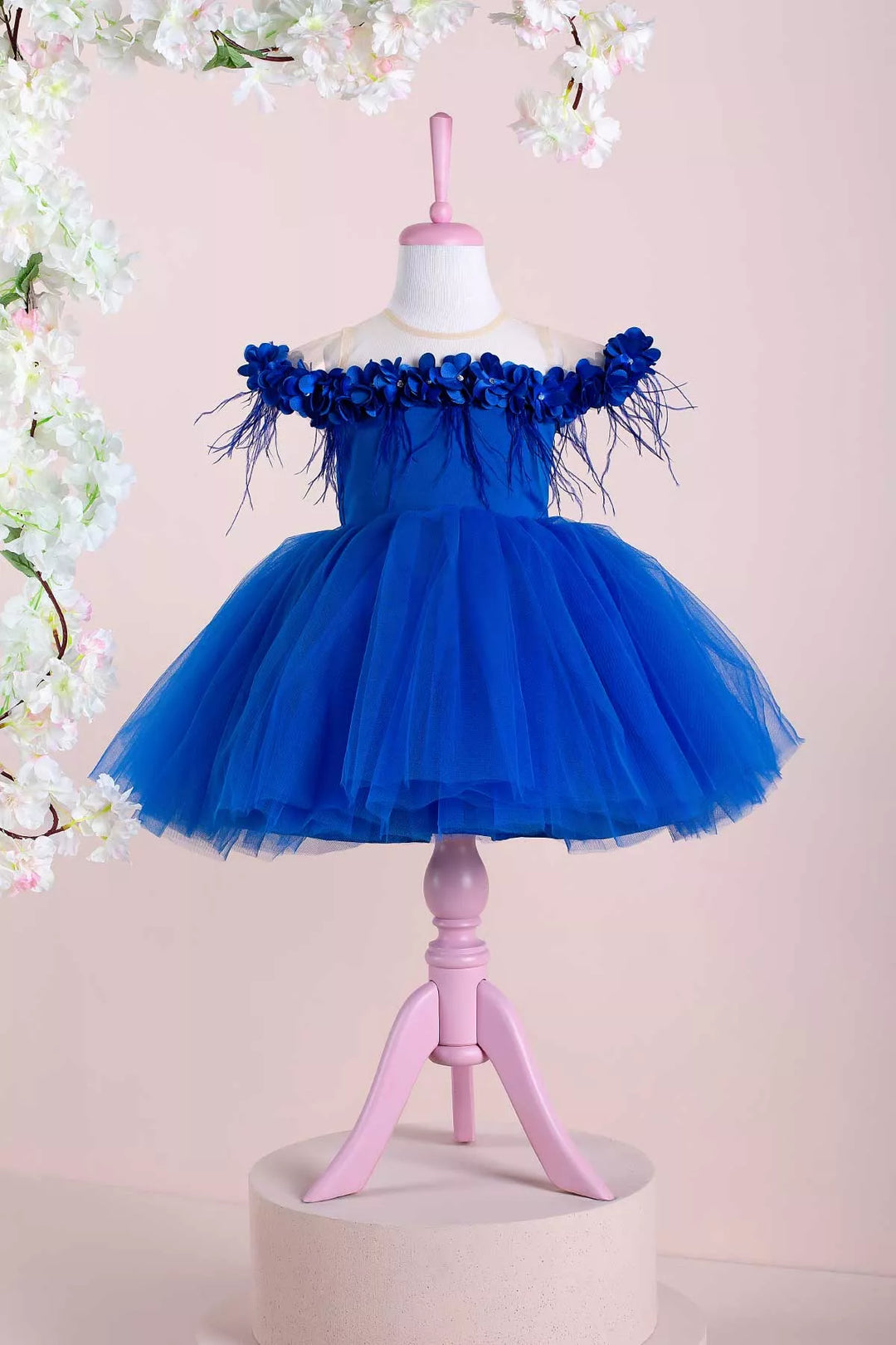 Blue party dress