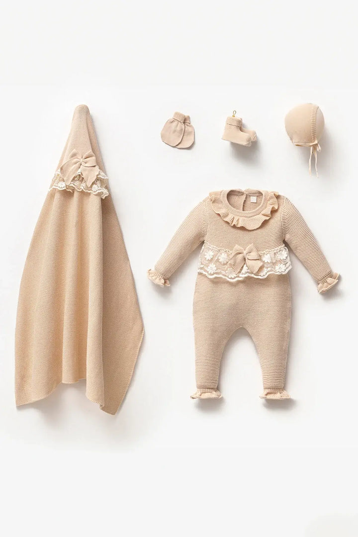 Ruth Knitwear Newborn Homecoming Set (5 Pcs)