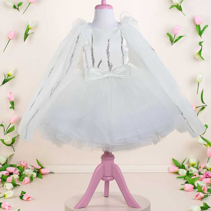 Alessandra White Party Dress