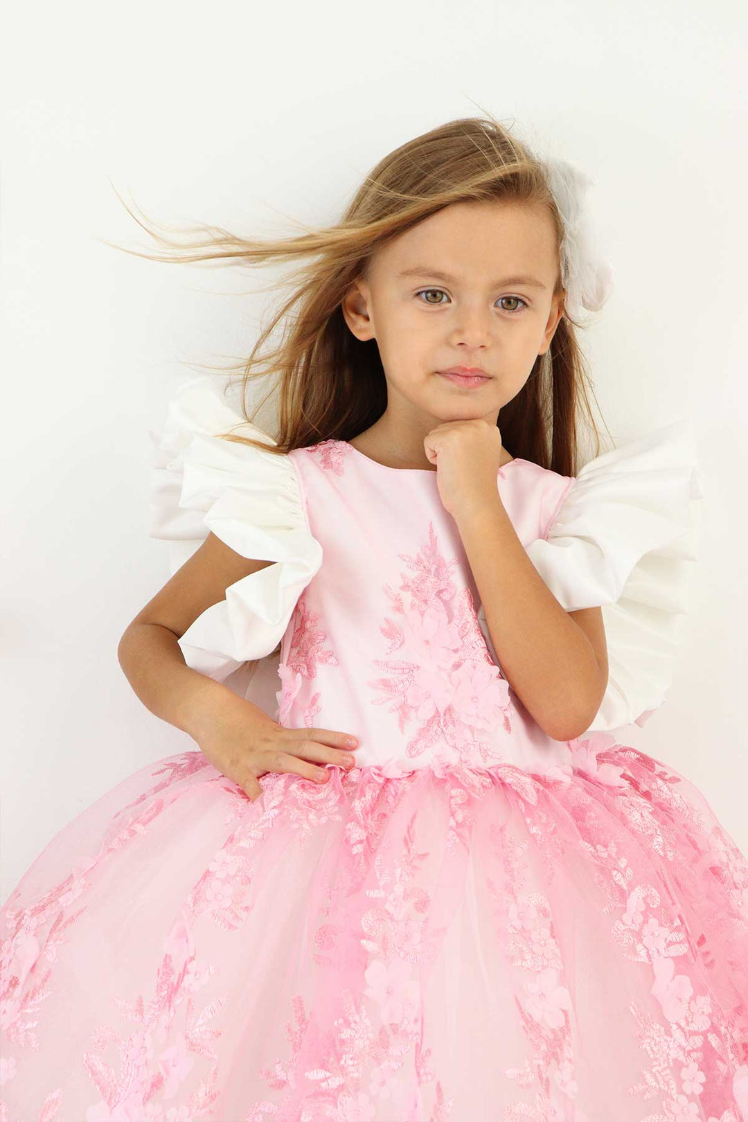 Ball Gown Pink Easter Dresses For Toddlers Bethany-Party-Dress