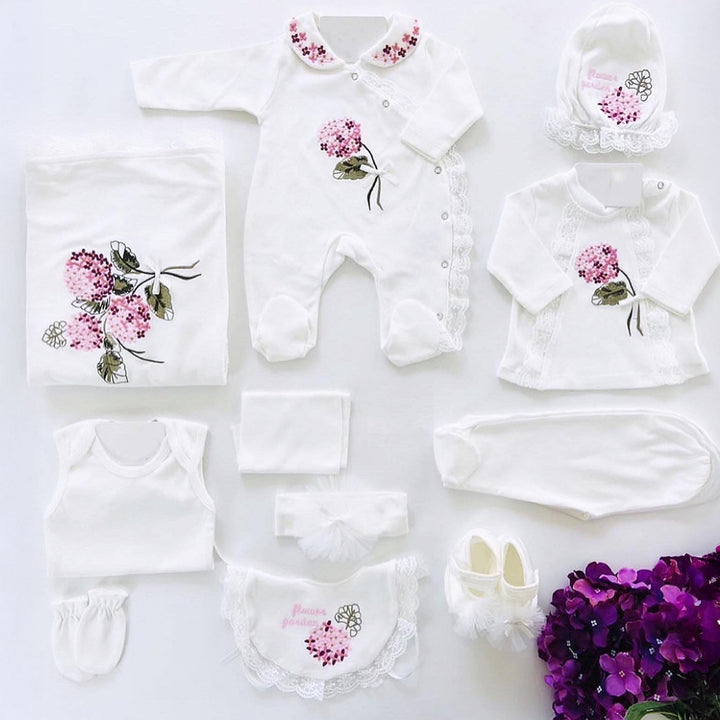 Bloom Floral Newborn Coming Home Set (11 Pcs)