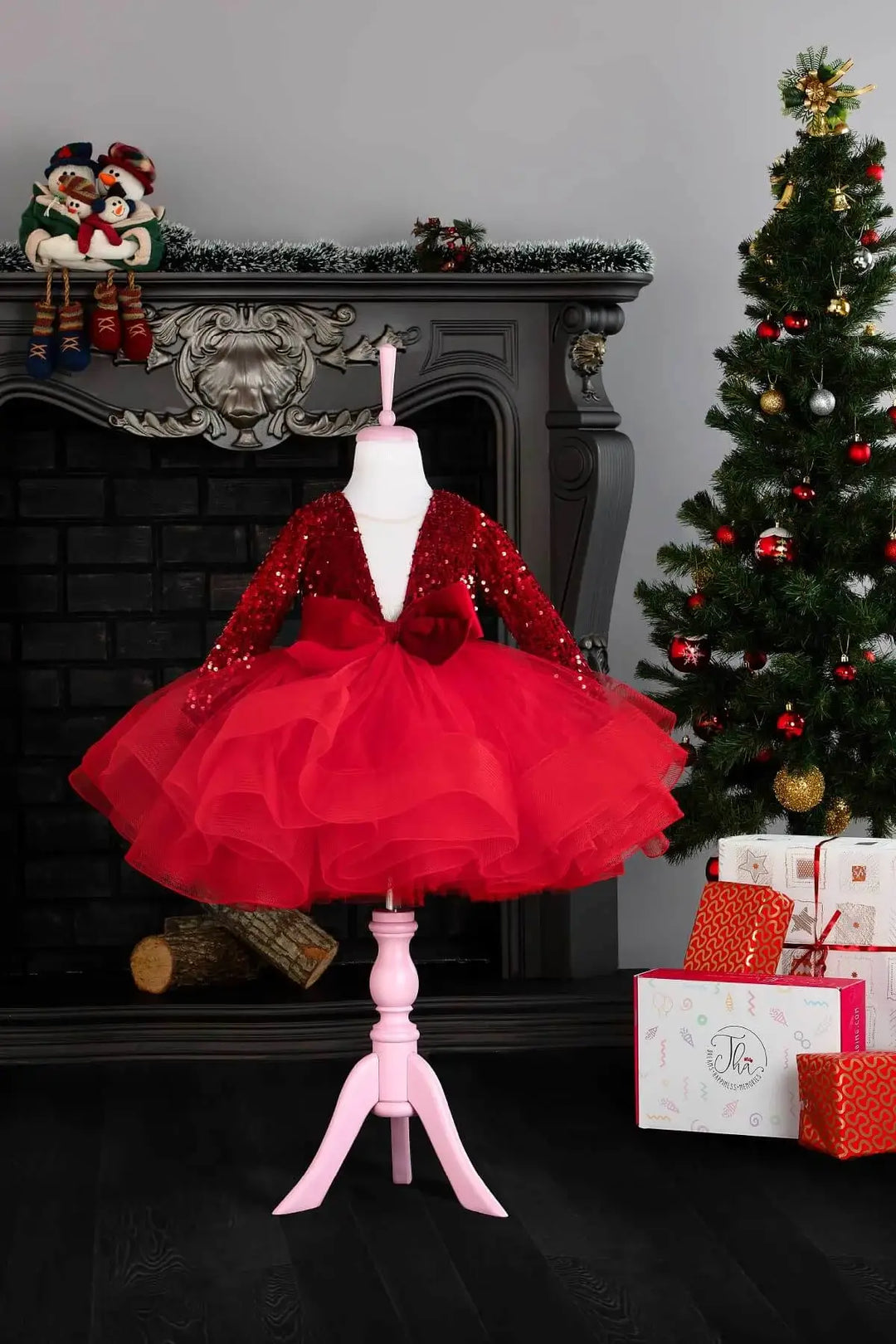 Charming Girls Christmas Dress Collections THA Dressing