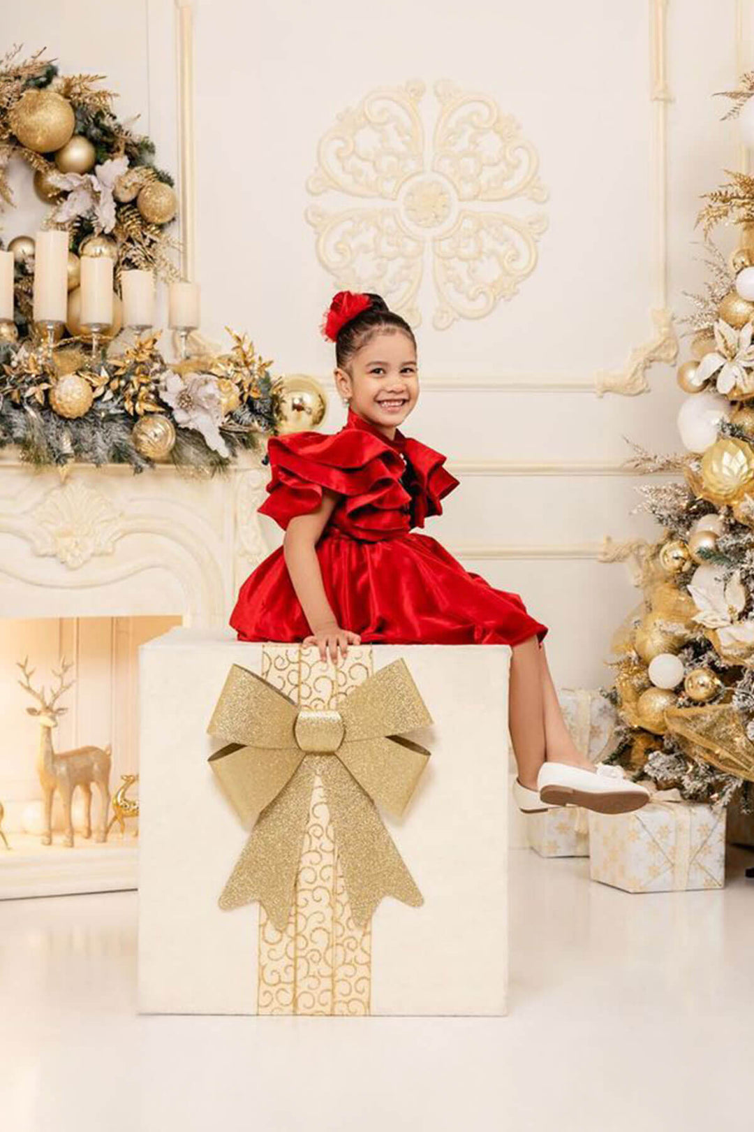 Josephine Red Party Dress THA Dressing Josephine Red Party Dress THA Dressing