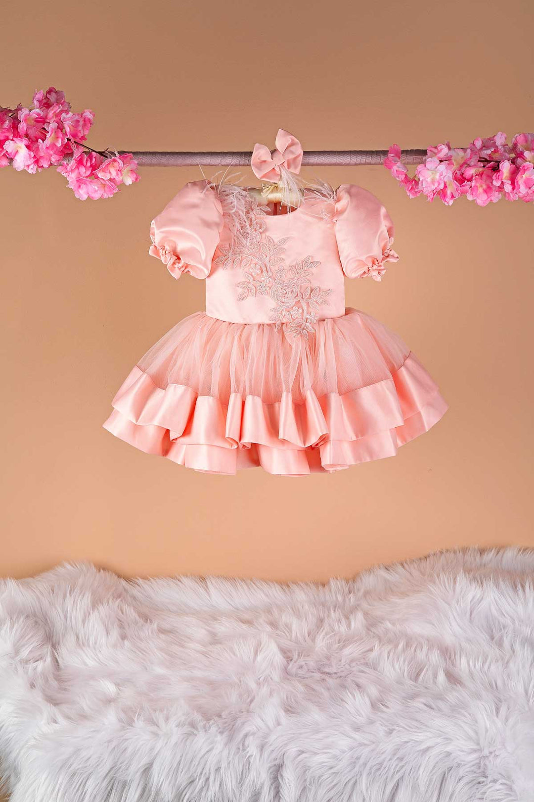Linda Peach Party Dress THA Dressing Linda Peach Party Dress THA Dressing