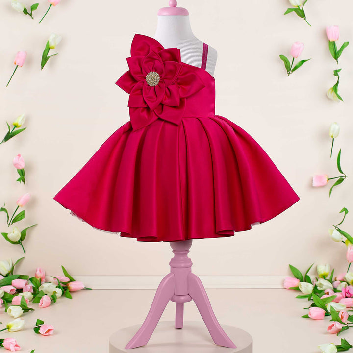 Maya Hot Pink Party Dress