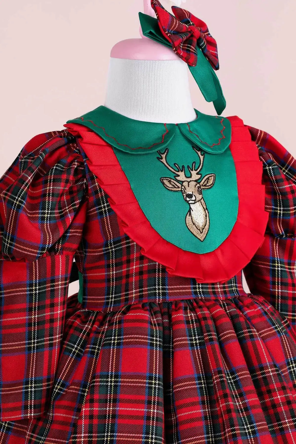 Red party dress