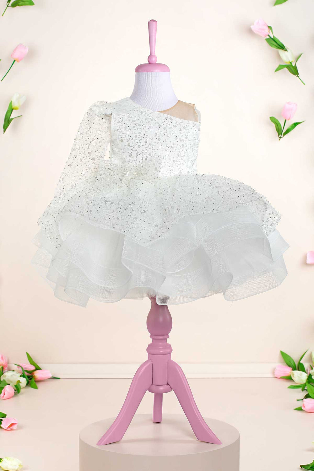 Monica White Dress