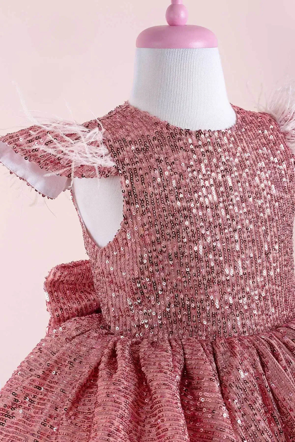 Pink party dress