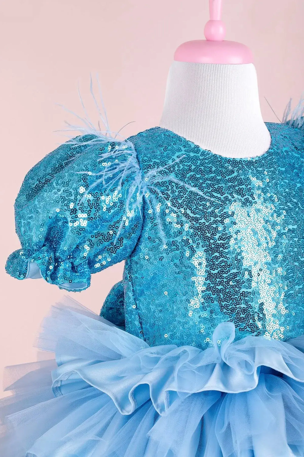 Blue party dress