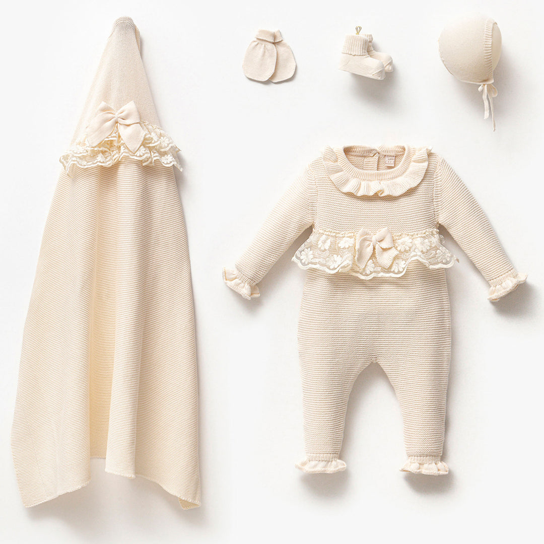 Ruth Knitwear Newborn Homecoming Set (5 Pcs)