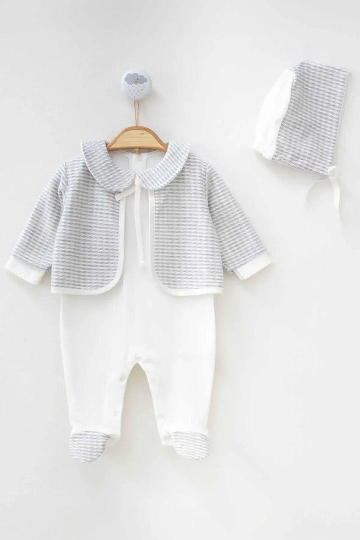 Frankie Gray Baby Set