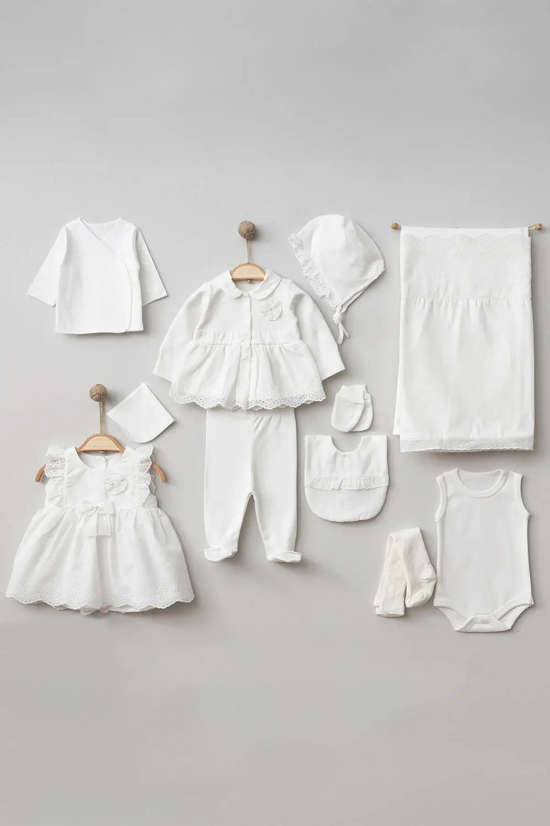 homecoming dress for newborn Newborn Baby Homecoming Dress | 4 piece set Hospital Gown