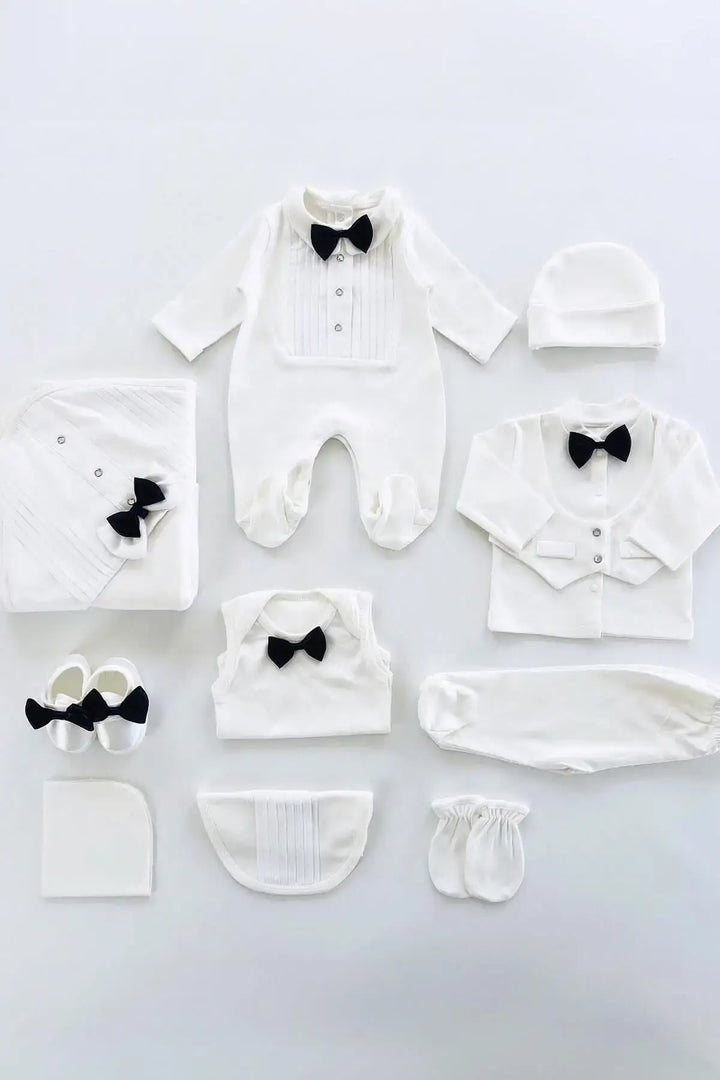 William Newborn White Coming Home Set (10 pcs)