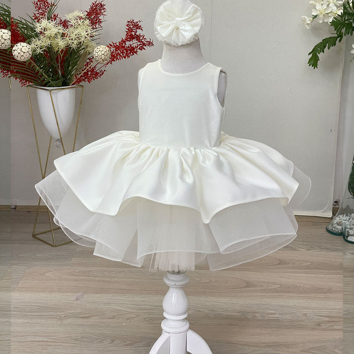 Abigail Ecru Party Dress