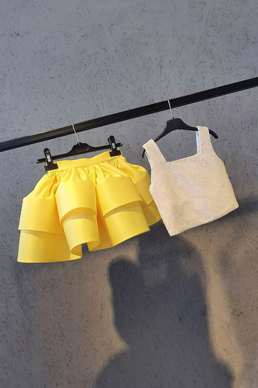 Alice Yellow Skirt White Blouse Set