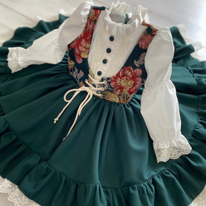 Chelsea Green Vintage Dress