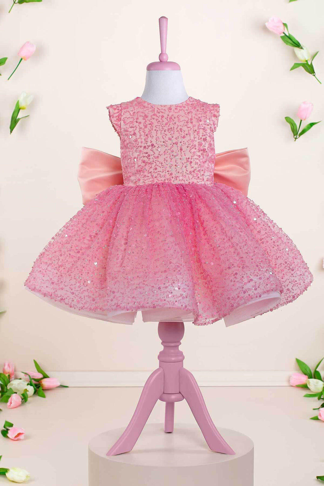 Lea Pink Party Dress