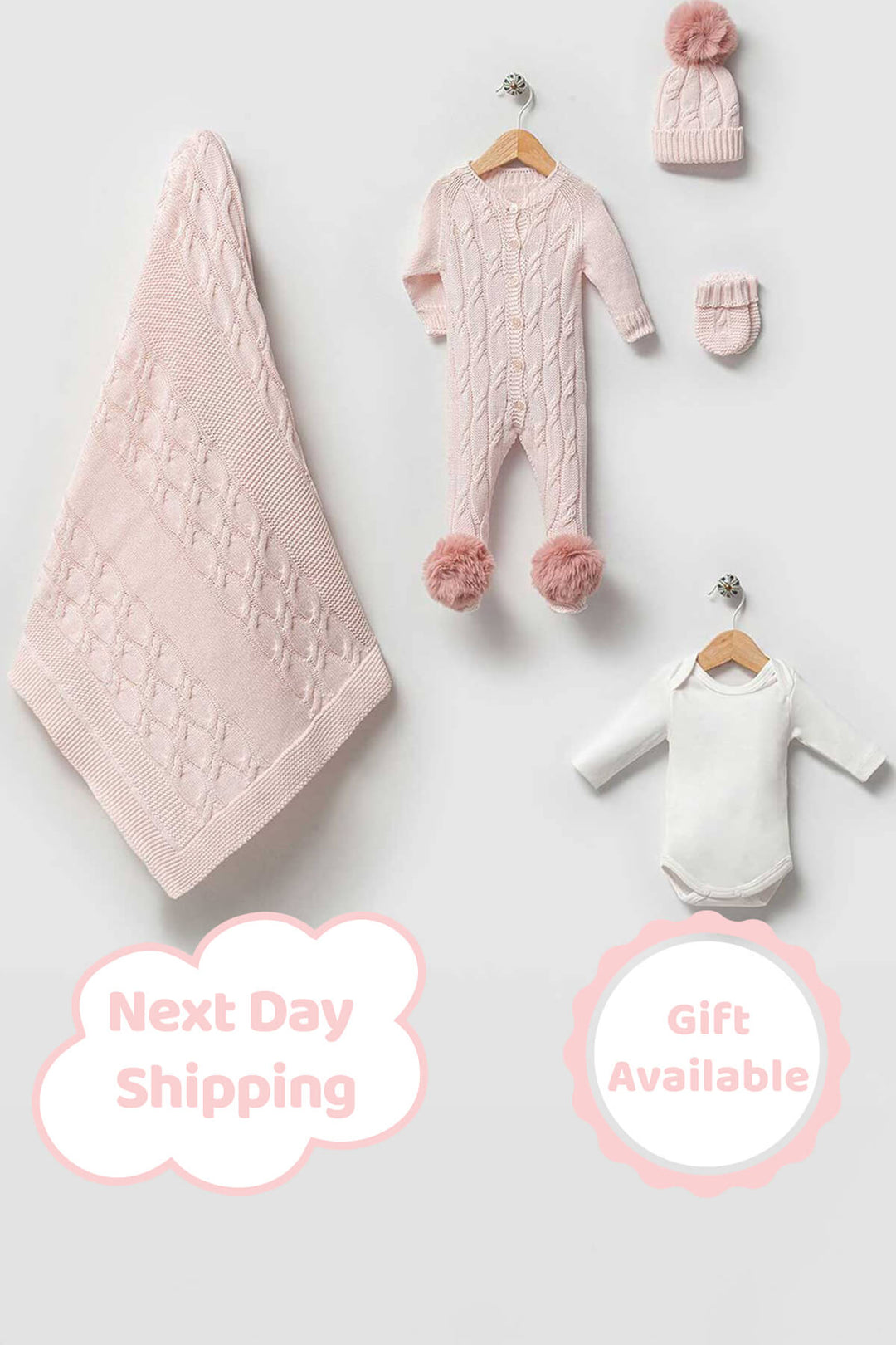 knitwear newborn girl coming home outfit