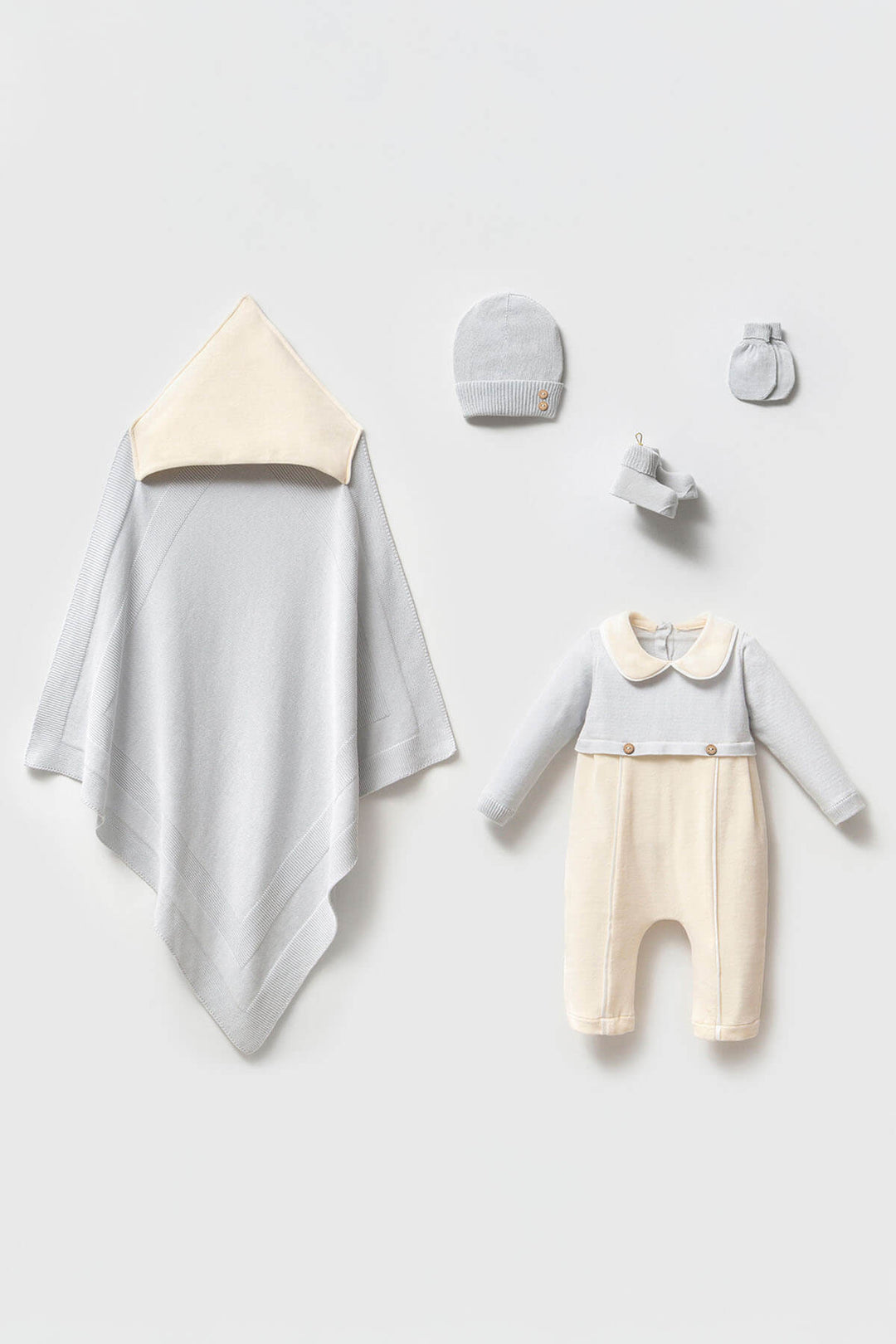 Newborn Velvet and Knitwear Coming Home Set