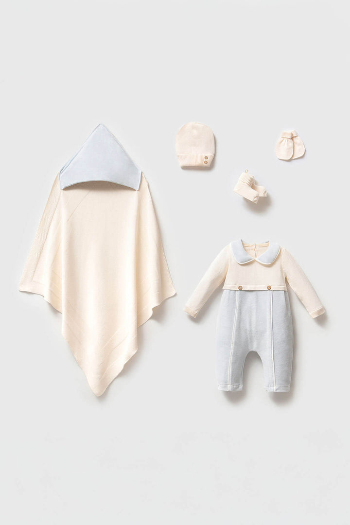 Newborn Velvet and Knitwear Coming Home Set