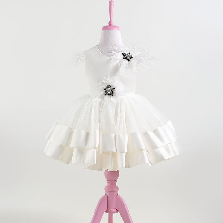 Star White Party Dress