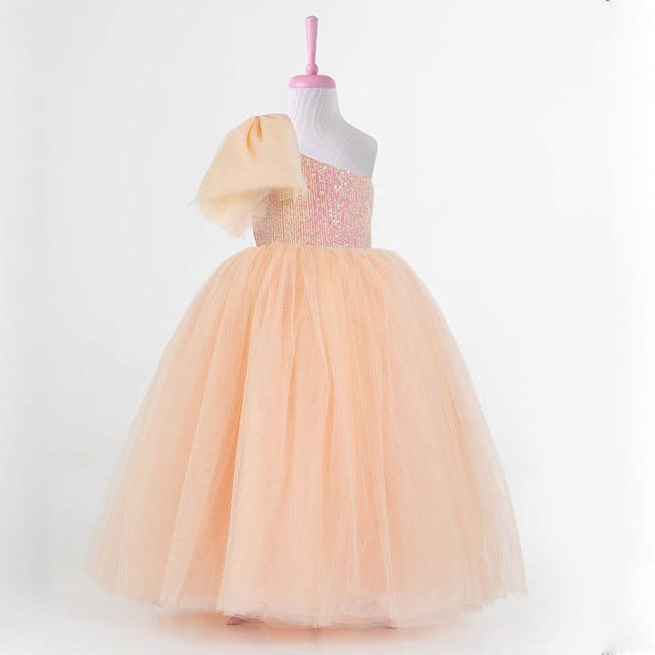 Amy Salmon Party Dress