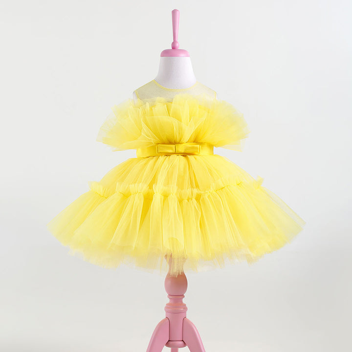 Diana Yellow Party Dress