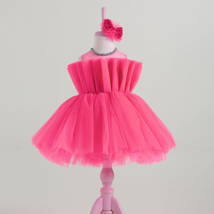 Eliza Pink Party Dress