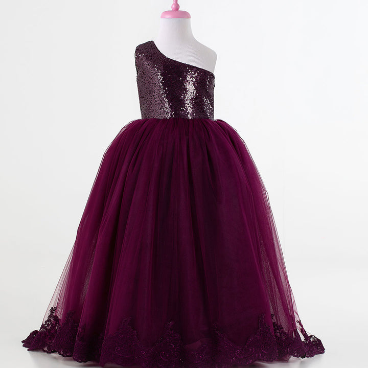 Lauren Purple Party Dress