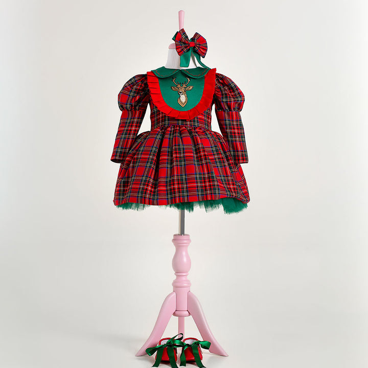 Merry Scottish Christmas Dress Set