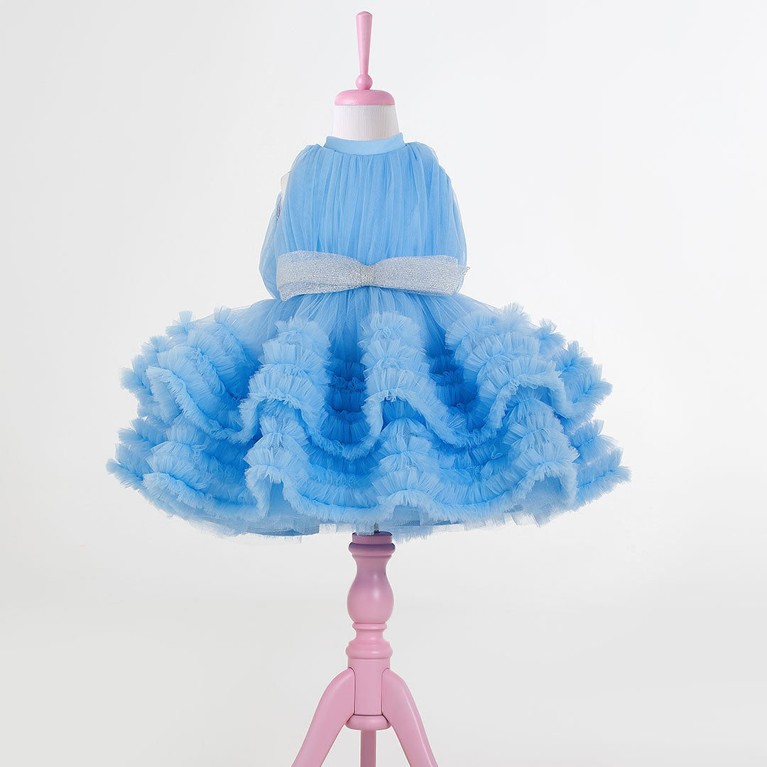 Vanessa Baby Blue Party Dress 4 Y