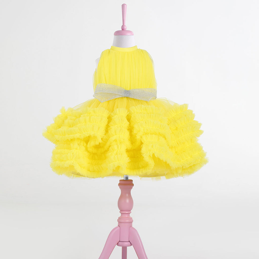 Vanessa Yellow Party Dress 2 Y