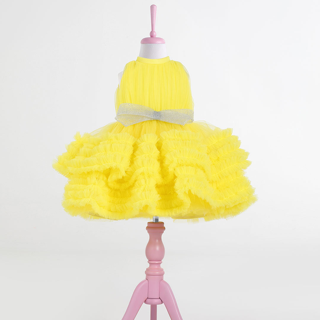 Vanessa Yellow Party Dress 2 Y