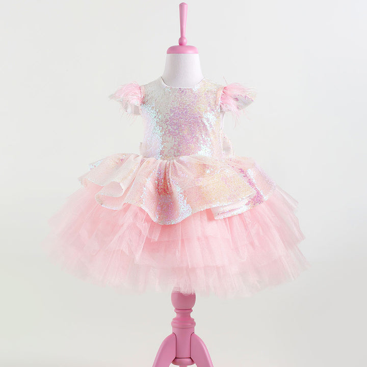 Cara Light Pink Party Dress