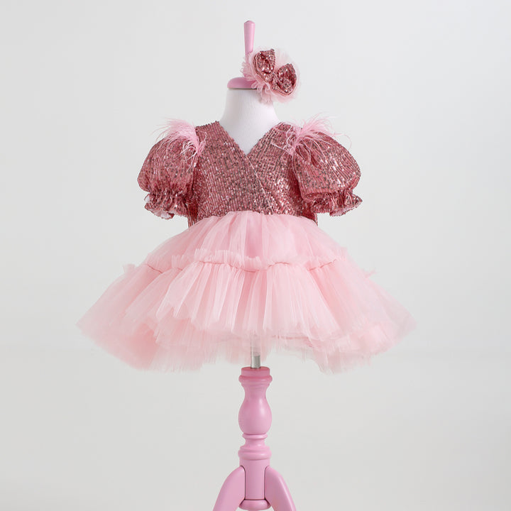 Clara Pink Party Dress