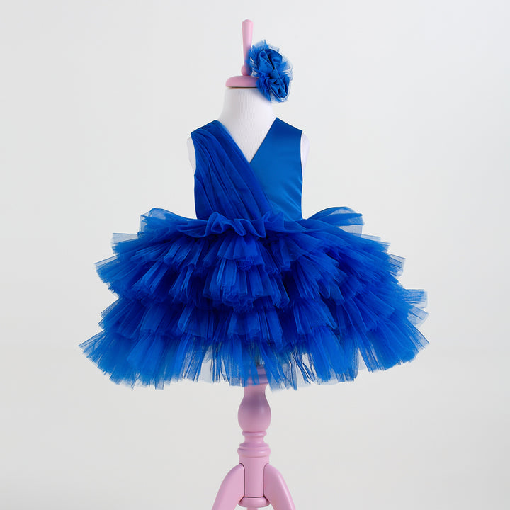Emily Sax Blue Party Dress