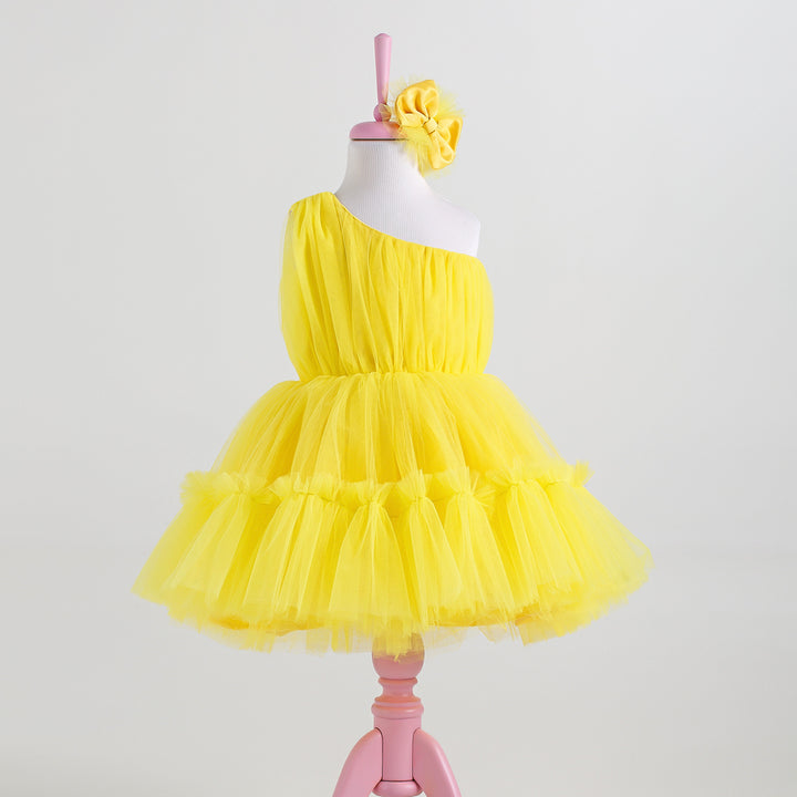 Felicity Yellow Party Dress