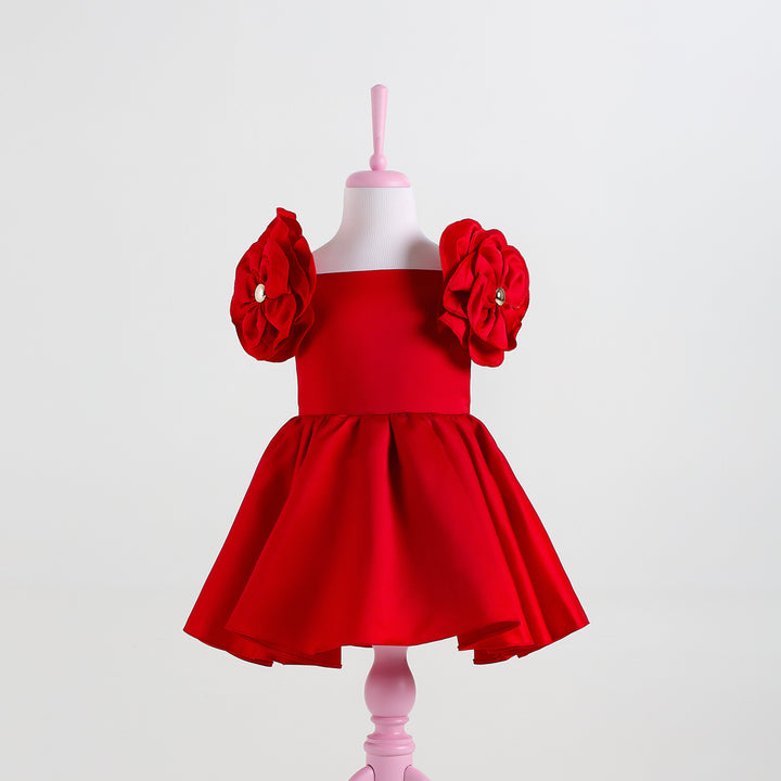 Rosa Red Party Dress