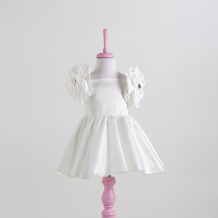 Rosa White Party Dress