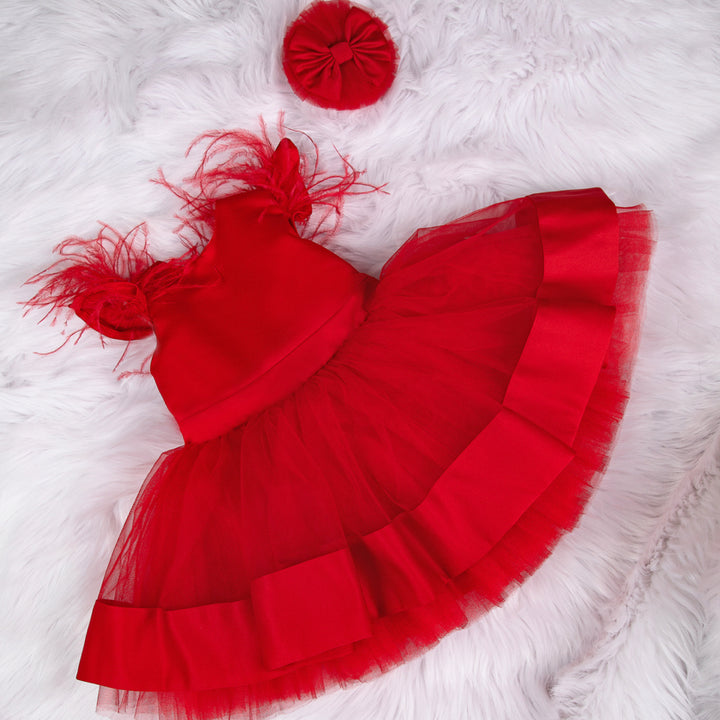 Evelyn Red Baby Dress