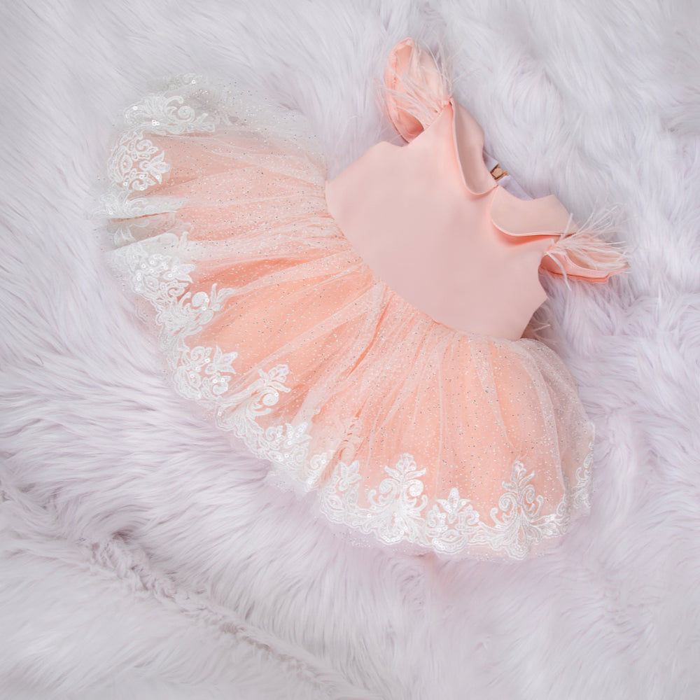Hermione Pink Baby Dress 9-12 M