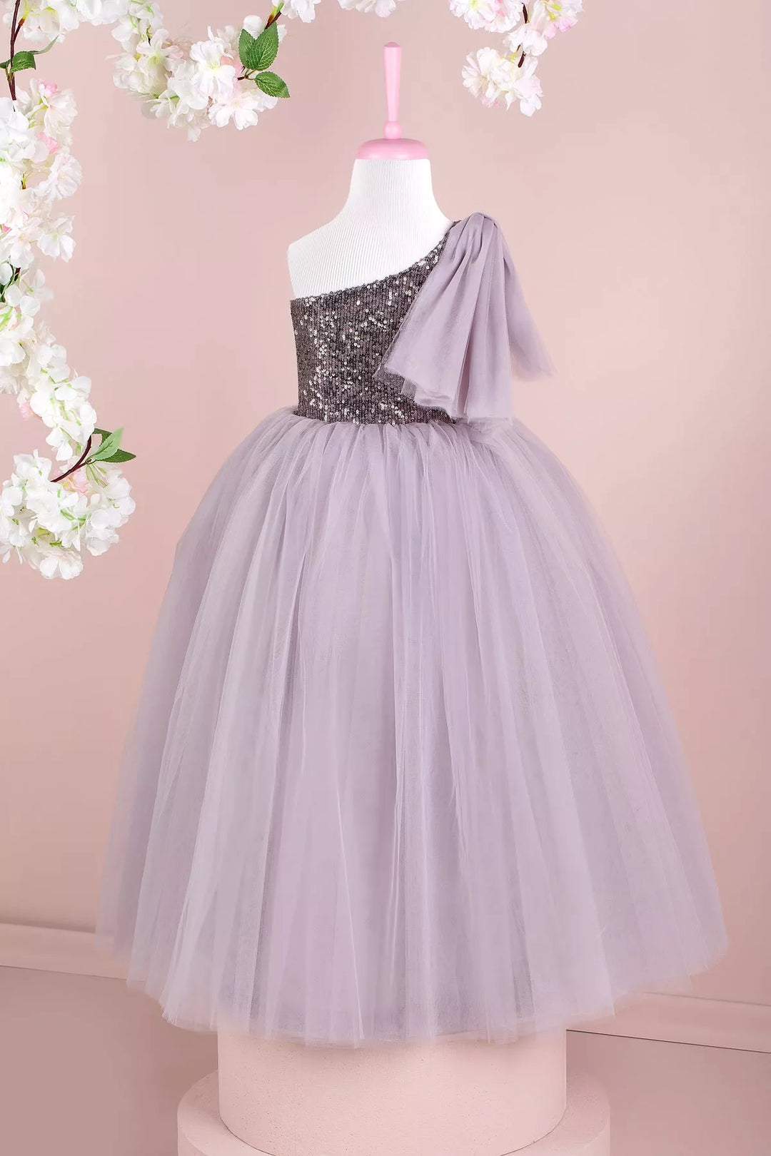 Gray party dress