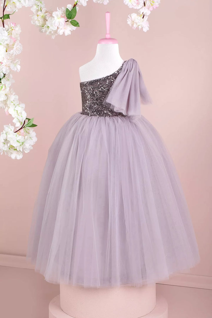 Gray party dress